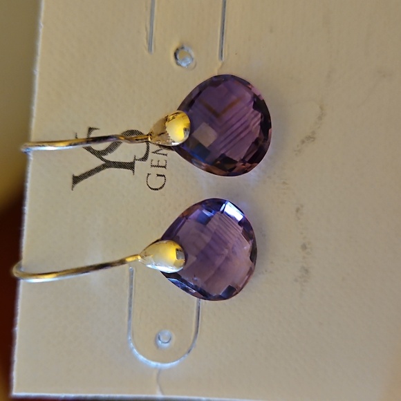YS Jewelry - Amethyst/sterling Earrings